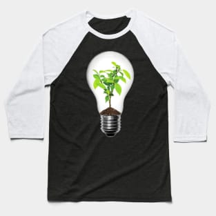 Bulb Design Baseball T-Shirt